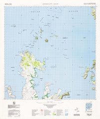 4069 Admiralty Gulf 1:100k Topographic Map