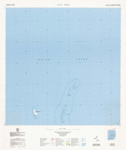 4070 Long Reef 1:100k Topographic Map