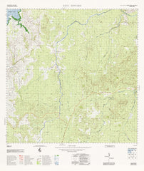 4168 King Edward 1:100k Topographic Map