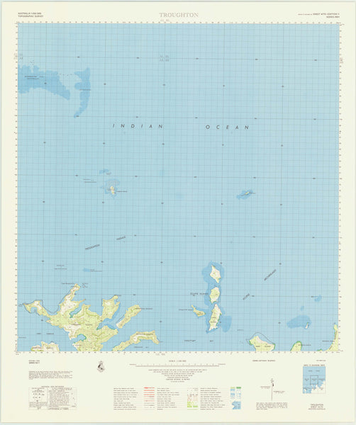 4170 Troughton 1:100k Topographic Map