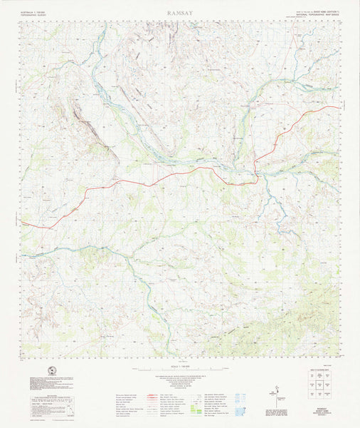 4260 Ramsay 1:100k Topographic Map