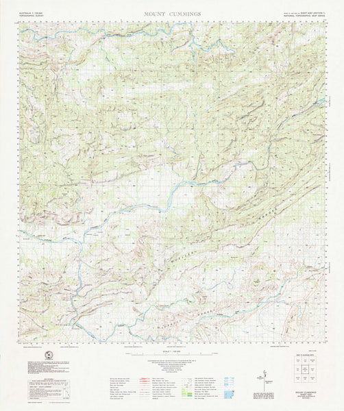 4261 Mount Cummings 1:100k Topographic Map