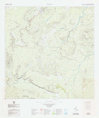 4264 Siddins 1:100k Topographic Map