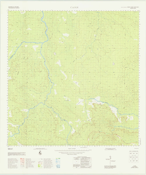 4266 Camm 1:100k Topographic Map