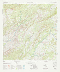 4362 Tunganary 1:100k Topographic Map