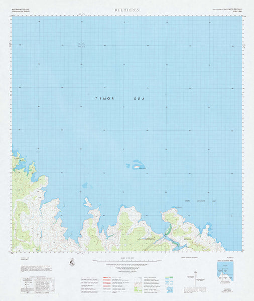 4370 Rulhieres 1:100k Topographic Map