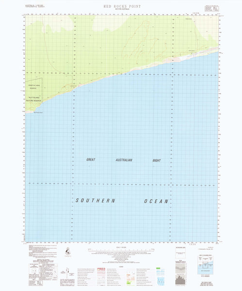 4433 Red Rocks Point 1:100k Topographic Map