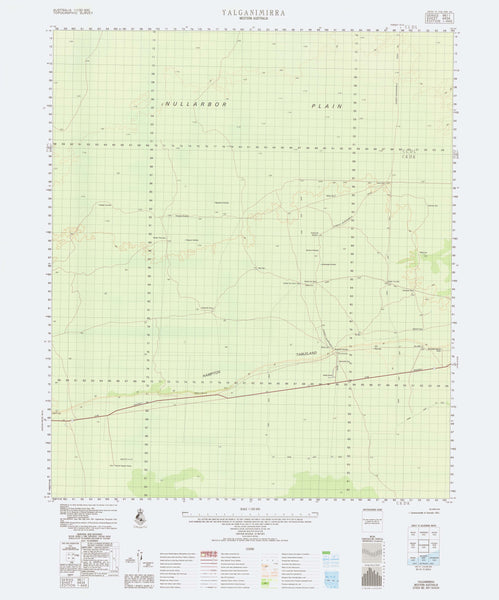 4434 Yalganimirra 1:100k Topographic Map