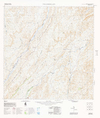 4464 Chamberlain 1:100k Topographic Map