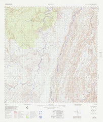 4465 Elgee 1:100k Topographic Map