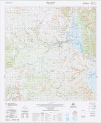 4467 Milligan 1:100k Topographic Map