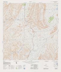 4564 Bow 1:100k Topographic Map