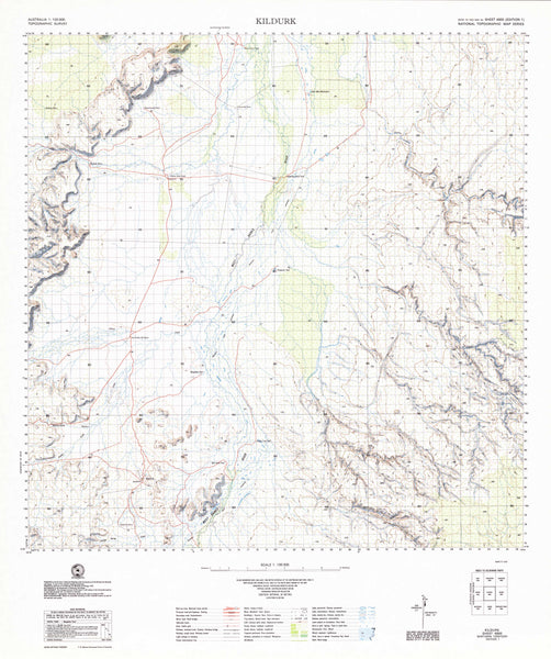 4865 Kildurk 1:100k Topographic Map