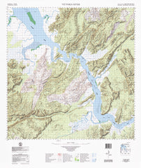 4867 Victoria River 1:100k Topographic Map