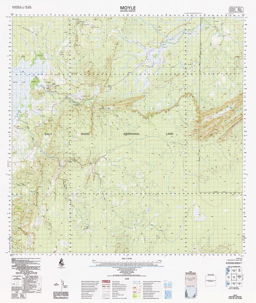 4969 Moyle 1:100k Topographic Map