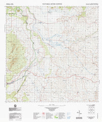 5165 Victoria River Downs 1:100k Topographic Map