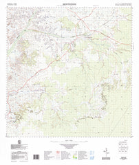 5264 Montejinni 1:100k Topographic Map