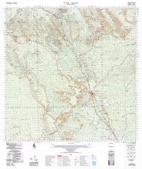 5270 Pine Creek 1:100k Topographic Map