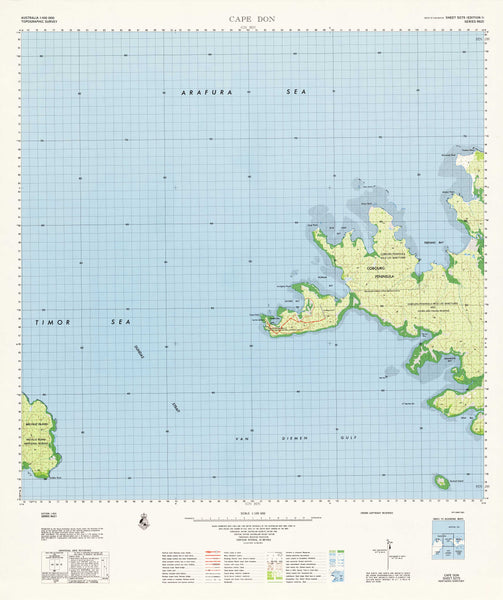 5275 Cape Don 1:100k Topographic Map