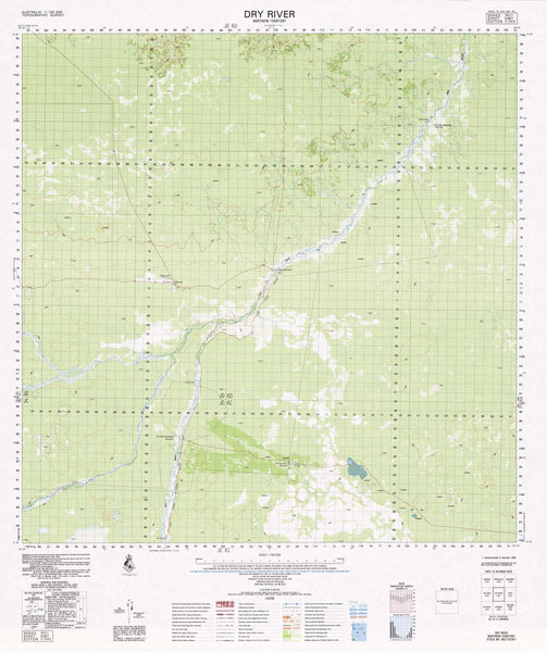 5367 Dry River 1:100k Topographic Map