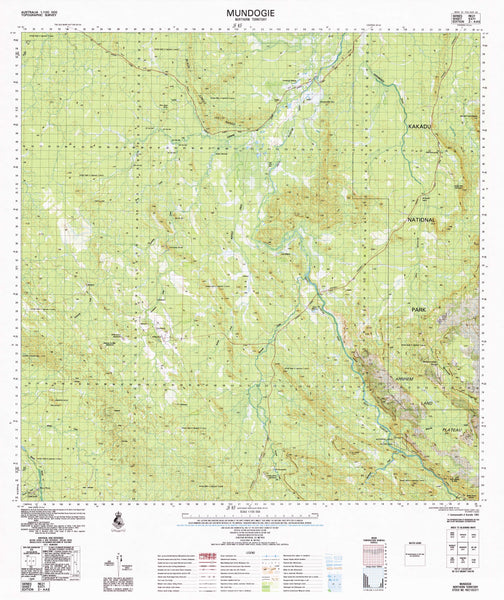 Buy 5371 Mundogie 1:100k Topographic Map