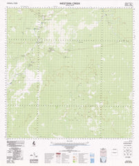 5466 Western Creek 1:100k Topographic Map