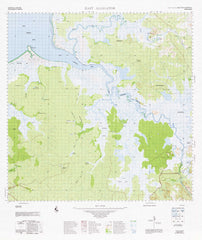 5473 East Alligator 1:100k Topographic Map