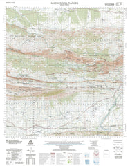 5550 MacDonnell Ranges 1:100k Topographic Map