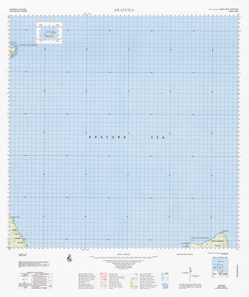 5575 Arafura 1:100k Topographic Map