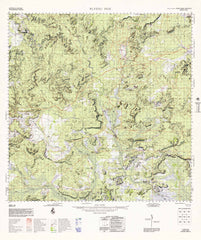 5669 Flying Fox 1:100k Topographic Map