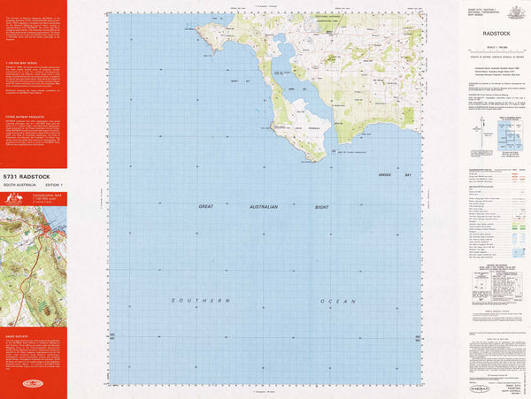 5731 Radstock 1:100k Topographic Map