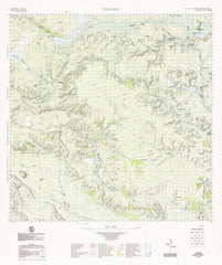 5769 Throsby 1:100k Topographic Map