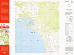 5831 Talia 1:100k Topographic Map