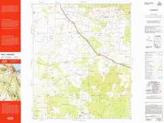 5832 Cungena 1:100k Topographic Map