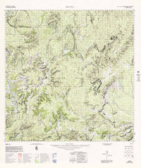 5869 Benda 1:100k Topographic Map