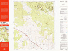 5932 Minnipa 1:100k Topographic Map