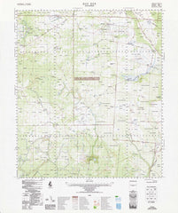 5937 Bon Bon 1:100k Topographic Map