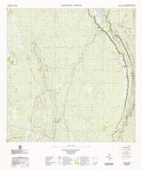 5965 Bauhinia Downs 1:100k Topographic Map