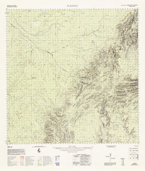 5971 Fleming 1:100k Topographic Map