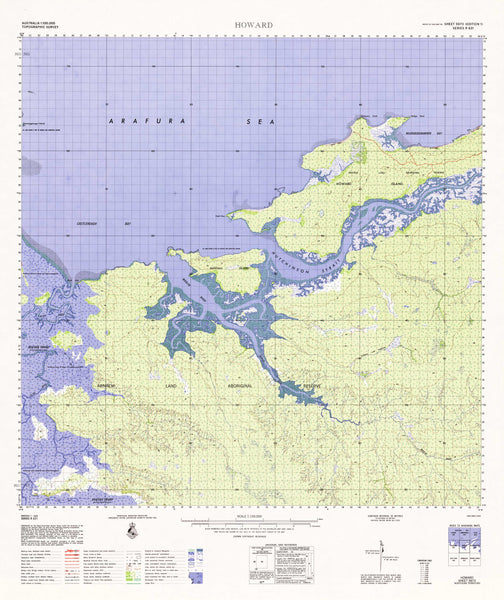 5973 Howard 1:100k Topographic Map