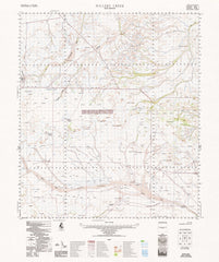 6038 Millers Creek 1:100k Topographic Map