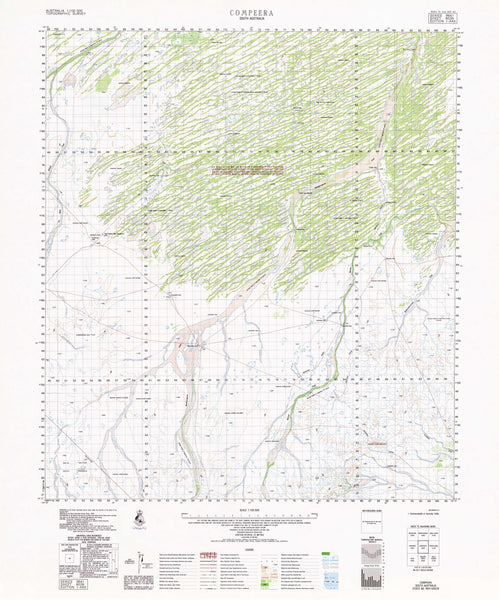 6039 Compeera 1:100k Topographic Map