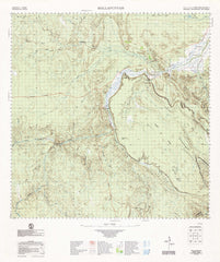 6064 Mallapunyah 1:100k Topographic Map