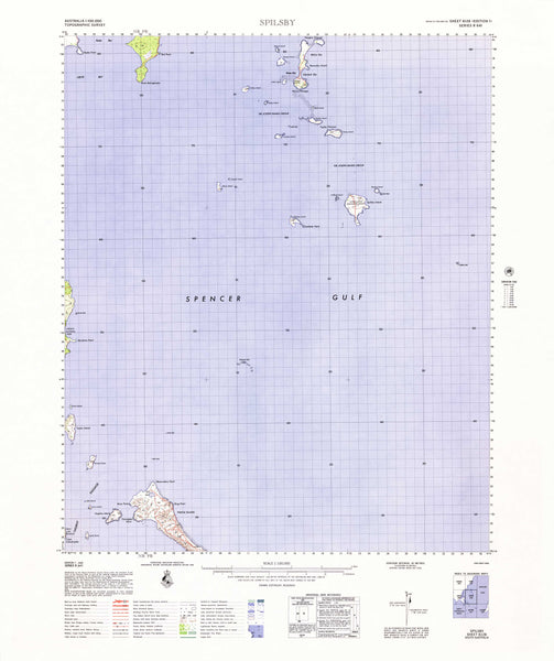 6128 Spilsby 1:100k Topographic Map