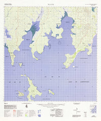 6171 Blane 1:100k Topographic Map