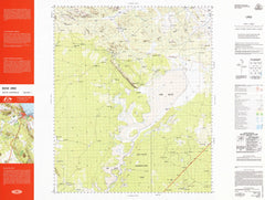 6232 Uno 1:100k Topographic Map