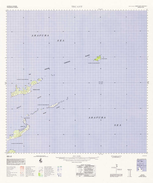 6274 Truant 1:100k Topographic Map