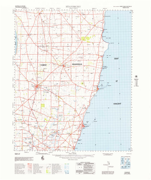 6428 Stansbury 1:100k Topographic Map