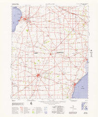 6429 Maitland 1:100k Topographic Map