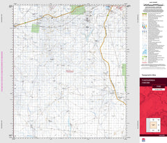 Thackaringa 7133 Topographic Map 1:100k